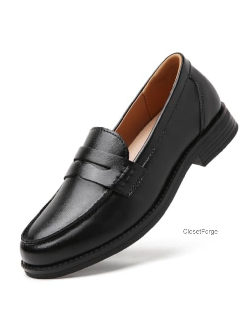 Women's Vintage Penny Loafers Slip-Ons Memory Foam Comfortable Dressy
